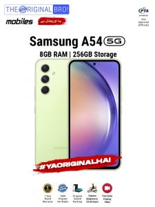 Samsung A54 5G - 8GB RAM - 256GB Storage - PTA Approved - 12 Months Warranty - Green - The Original Bro Mobiles - TOB36